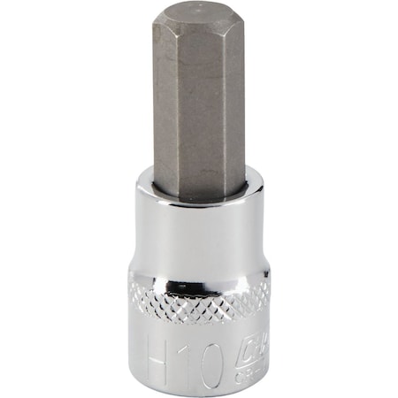 Channellock 3/8 In. Drive 10 mm 6-Point Metric Hex Bit Socket 372390